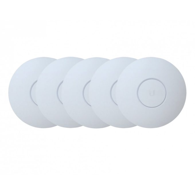 UBIQUITI Pack 5un UAP-AC-HD 4x4 1733mbps-5GHz 800-2,4GHz 4/3dBi req-PoE48V/17W 2-1000