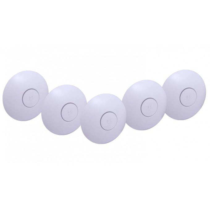 UBIQUITI Pack 5un UAP-AC-LR 450mbps-2,4GHz 867-5GHz 3dBi req-24V/48V-af 1-1000 AC1300